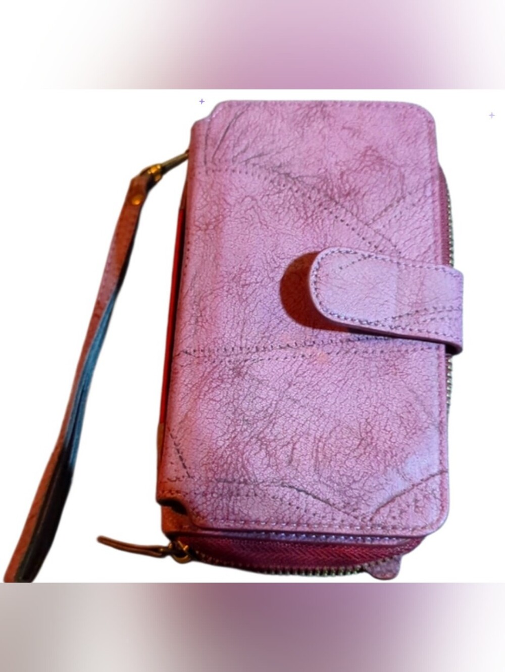 Wristlet. Suede. Pretty. Functional. Organizer.
